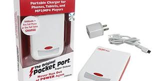 Portable Cell Charger Original Pocket Port 10400 Mah Power Battery With Ac Adapter Charges Phone Up To 5x Ipad Charger External Battery Pack Phone Charging