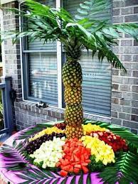 Maybe From A Pineapple Palm Tree Buffet Pineapple Palm Tree Fruit Display Pineapple Palm