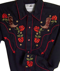 5% coupon applied at checkout. Modestone Men S Embroidered Fitted Western Shirt Rose Boots Rhinestones Black