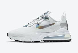 Nike Air Max 270 React White Iridescent Cz7376 100 Release Date Sbd In 2020 Nike Air Nike Air Max Air Max