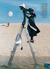 Bird A La Mode Cps No Holds Barred Adut Akech Shot By David Luraschi For American Vogue In 2020 Beach Editorial Vogue Us Fashion Photography Inspiration