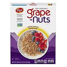 Post Grape Nuts The Original Non Gmo Cereal 20 5 Ounce Box Just Slashed Grape Nuts Grape Nuts Cereal Food