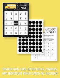 Some sets are for learning lowercase letters while some are for . Alphabet Bingo Printables 12 Sets All Free Printabulls