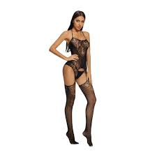 Amazon.co.jp: プラスサイズのセクシーなランジェリーホットポルノ衣装網タイツオープンクロッチボディストッキングメッシュエロボディスーツパジャマクロッチレステディ  (Color : 8517 black, Size : XXXL) : ファッション