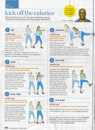 Aerobics & toning (mixed impact, total body toning) fitness level: Healthy Recipes And Relationship Advice To Live Well Every Day Woman S Day Kickboxing Workout Tae Bo Tae Bo Workout