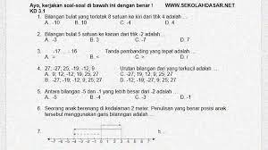Soal pilihan ganda bilangan bulat kelas 7 dan jawabannya. Soal Matematika Kelas 6 Kd 3 1 Bilangan Bulat Negatif Dan Kunci Jawabannya Sekolahdasar Net