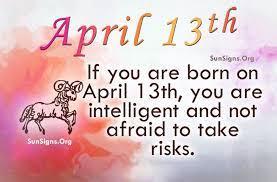 April 13 Famous Birthdays Sunsigns Org