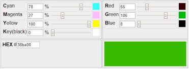 Cmyk To Rgb Rgb Cmyk Hex Online Color Code Converter