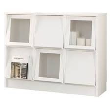 扉付き 本棚 ディスプレイ 本棚 扉 収納