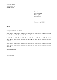 Ich wollte es für den zweck nur einfach halten. Briefvorlage Word Schweiz Kostenloser Download