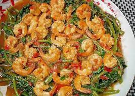 Resep Cah Kangkung Udang Oleh Susan Mellyani Recipe Resep Udang Kangkung