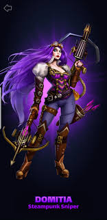 Special skills (or 'specials') are the most powerful attack or ability that a hero can cast. Domitia Costume Hero Costume Steampunk Sniper Costumes