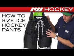 how to size ice hockey pants youtube