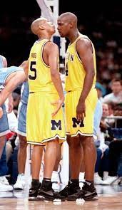Jaylen Rose And Chris Webber Wolverines Basketball College Basketball Basketball Players