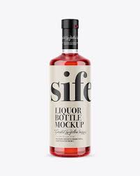 Clear Glass Liquor Bottle With Shrink Band Mockup In Bottle Mockups On Yellow Images Object Mockups Glass Liquor Bottles Mockup Free Psd Bottle Mockup