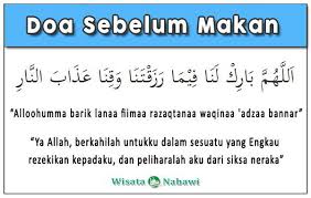 Setelah kenyang dan selesai makan bacalah doa ini: Doa Sebelum Makan Bacaan Arab Latin Arti Dan Maknanya Lengkap