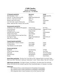 cliff charles resume
