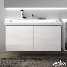 Griffvariante 2 ist ein moderner. Sanipa 3way Waschtischunterschrank Mit 4 Auszugen Fur Subway 2 0 Front Weiss Glanz Korpus Weiss Glanz Bs61678 Reuter