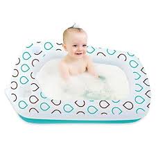 She splashes in the water with such delight, while you count each precious little finger and toe, a drop of water drips onto her face, Price Tracking For Shrunks Inflatable Spacious Bath Tub With Headrest And Pockets 81001 Bubbles Price History Chart And Drop Alerts For Amazon Manythings Baby Bath Toddler Bath Tub Baby Boy Room Themes