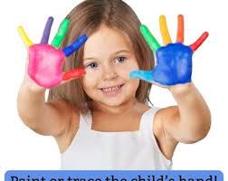 Mother's Day Mom Handprint Art, Printable