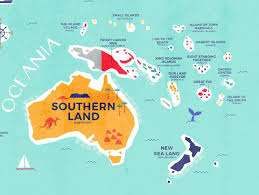Oceania Country Names Map Meant To Be