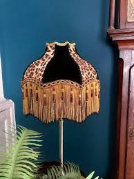 Indoor, outdoor, industrial, and emergency lighting allow for a variety of uses. Victorian Lampshade Leopard Print Velvet Black Gold Umber Safari Table Ceiling Fringed Beaded Handmade 14 Inches Victorian Lampshades Beaded Lampshade Victorian