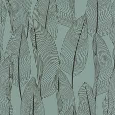 Dans le magasin bricolage cdiscount bien sûr ! Papier Peint Bananier Fond Vert Lichen 51184704 De La Collection Papier Peint Fragrance Lutece Papier Peint