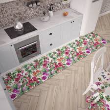 Küchen haben viele eigenheiten und eine davon ist der oft kühle untergrund. Teppich Kuche Zimmer Kuche Blumen Bruste Italienischen Handwerkern