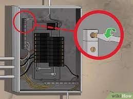 A breaker panel box, 15amp, 20amp, 30amp, 50amp, and gfci breakers. How To Wire A Breaker Circuit With Pictures Wikihow