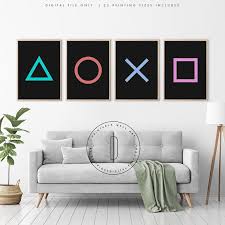 Diy room decorating ideas (diy wall decor, diy hacks, diy accessori Pin By Mahmoudelbouss On Playstation Room In 2021 Game Room Wall Art Gamer Room Decor Game Room Decor