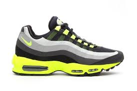Nike Air Max 95 No Sew Black Volt Dark Charcoal Midnight Fog Nike Air Max 95 Nike Air Max Air Max