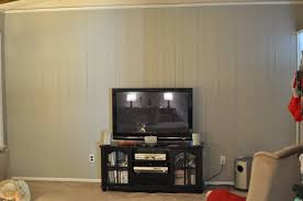 Wood paneling is something that was once very common in homes. How To Paint Wood Paneling Diy Instructions Monica Wants It