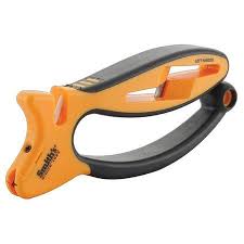 The hardest part of sharpening any knife is holding the blade at the correct angle to the stone. Smith S Jiffy Pro Handheld Sharpener 50185 Walmart Com In 2020 How To Sharpen Scissors Sharpener Best Knife Sharpener