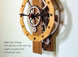 Wooden Clock Gears These Are The Wooden Gear Clocks Makers Clock Kits And Plans Pictures Wooden Gear Clock Clock Wooden Gears
