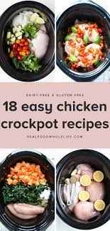 18 Easy Chicken Breast Recipes To Throw In The Slow Cooker Real Food Whole Life