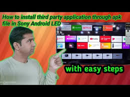 How To Install Non Play Store Application In Sony Android Led Youtube