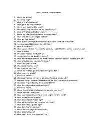 Hello Universe Trivia Questions Fun Questions To Ask Questions To Get To Know Someone Getting To Know Someone