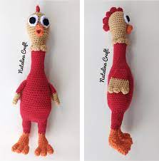 Free Crochet Pattern Squeak Rubber Chicken Crochet Toys Free Crochet Toys Free Patterns Easter Crochet Patterns
