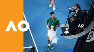 Серб новак джокович в девятый раз выиграл australian open. Novak Djokovic Puts The Umpire On The Back Foot Australian Open 2020 Final Youtube