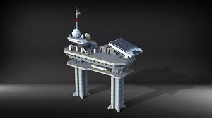Radar Platform 1 3d Model 3d Model Radar Base Building