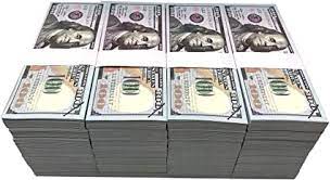 Prop money as seen in movies, films, tv, music videos, commercials, & ads worldwide. Amazon Com 100pcs One Stack 100 Prop Money Full Print 2 Sided Motion Picture Money Face Money Dollar Bills Realistic Money Stacks Copy Money Play Money That Looks Real For Movie Tv Videos Toys