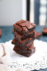 calorie dark chocolate mochi brownies