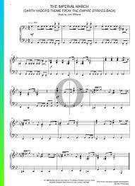 Klaviernoten, die zu hause ausgedruckt werden können. The Imperial March Darth Vader S Theme Noten Piano Solo Pdf Download Streamen Oktav
