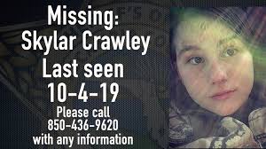 UPDATE: Skylar Crawley has been located. Missing: Skylar Crawley, DOB:  5/10/04 Skylar Crawley was last seen
