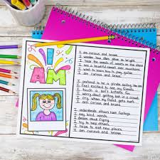 Free "I Am" Poems Writing Activity - A Love of Teaching | Kim Miller