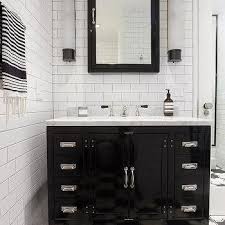 black metal pharmacy bath vanity design