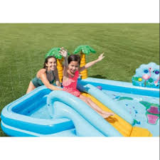 Namun seperti namanya yaitu perosotan kolam renang maka digunakan didalam kolam renang. Intex Original Impor Kolam Renang Anak Perosotan Play Center Quality Prosotan Mainan Mandi Bola Shopee Indonesia