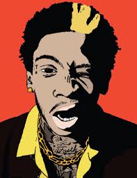 Buy 'wiz khalifa official face' by daviide as a poster. Wiz Khalifa Paintings