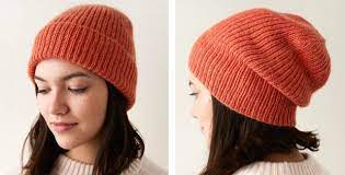 Her royal highness hat knitting pattern. Classic Knitted Ribbed Hat Free Knitting Pattern