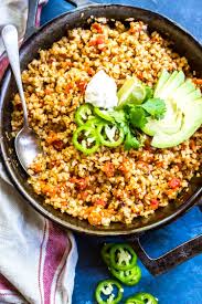 Nov 24, 2017 · low carb mexican cauliflower rice. Mexican Cauliflower Rice Keto Recipe Cast Iron Keto